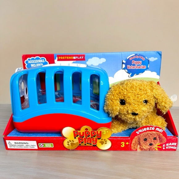 Pretend Play Puppy Veterinarian Check Up Play Set - Picture 1 of 15